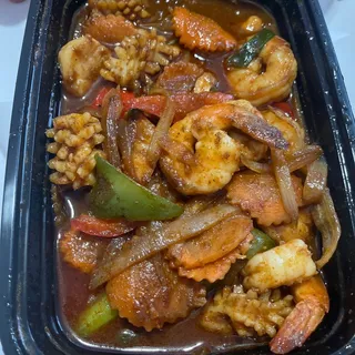 Seafood Prik Pow (roasted Chili)