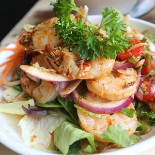 Spicy Shrimp & Lemongrass Salad (GF)