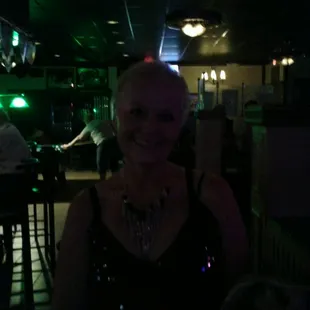 Debbie Z at Crystal Lounge. Looking great, Deb!