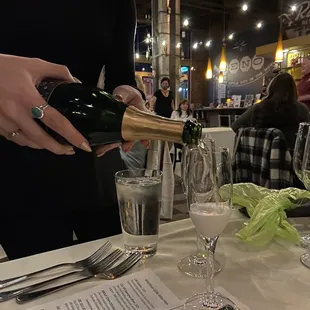 Wild River Wine Dinner 2021 - CBC Bubbly starting the night