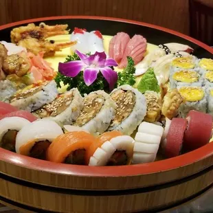 sushi and sashimi, food, sashimi, sushi
