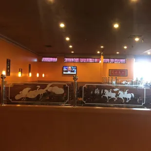 the interior of a restaurant