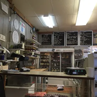 the inside of the store