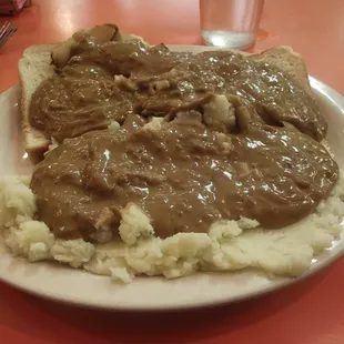 Plated Lunch (Roast Pork &amp; Gravy)