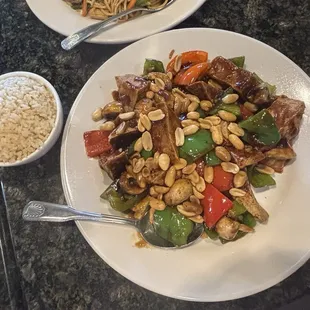 Kung Pao Tofu with Fried Rice