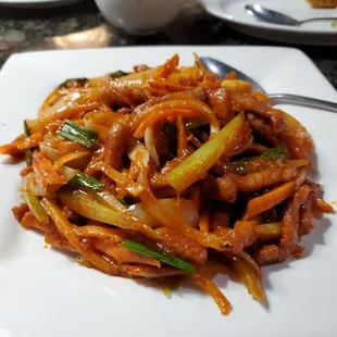 Spicy pork