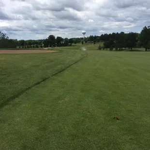 9th fairway looking toward the clubhouse