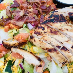Chicken Bacon Ranch salad