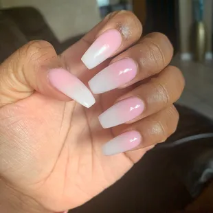 Ombré nail