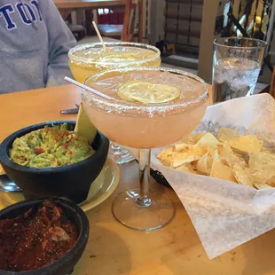 Loved the black berry and mango margaritas with homemade guacamole