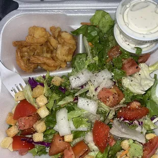 Added the side salad for 1.99