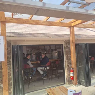 The outside Bar is sooooo cool! 25 beers on tap down here