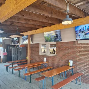 Outside covered and heated patio it&apos;s twice the size of this pic