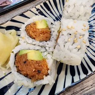 Spicy Tuna roll.. no cucumber