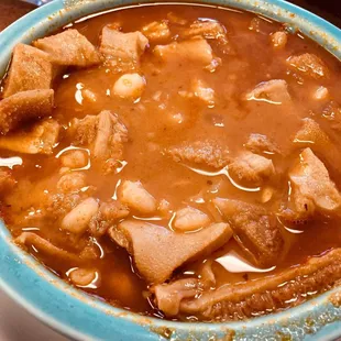 Menudo los fin de semanas. Well made.