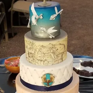 Harry Potter themed sweet 16 cake