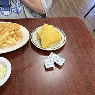 Impressive cornbread with real butter