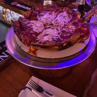 Deep dish pizza! Yum!