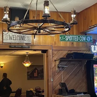 the entrance