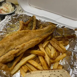 Walleye and fries