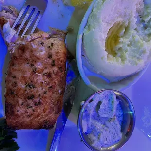 a plate of food