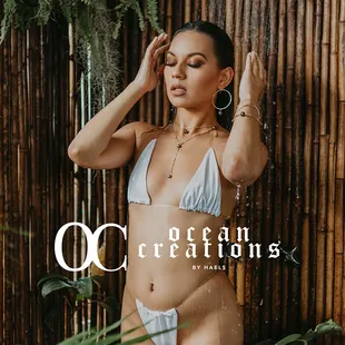 Ocean Creations logo. A graphic design project by Crystaylor Creative.