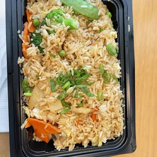 Vegetable fried rice