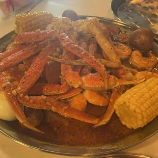 Seafood combo (1lb of crab kegs and 1lb of headless shrimp)