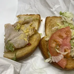 An almost $9 sandwich with one piece of turkey. These people should be ashamed of themselves. Disgusting!