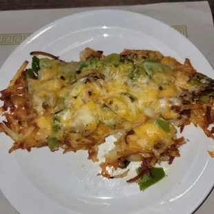 Loaded hash browns