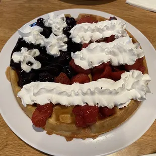 Stars and Stripes Waffle