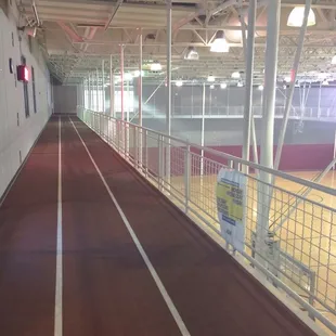 Indoor track for those hot days.