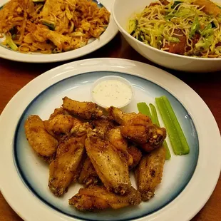 Garlic pepper wings