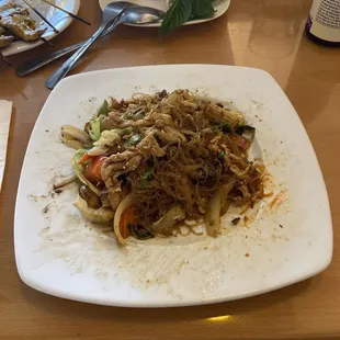 Pad Woosen with pork