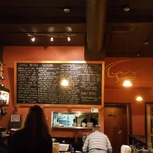 Neat little place with the typical Portland chalkboard menu