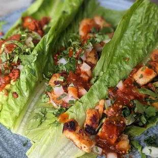 Tacos (with lettuce wraps)