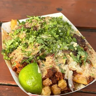 Campechana loaded fries