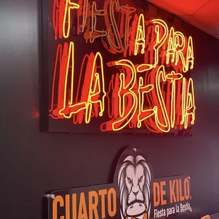 Another angle of the sign