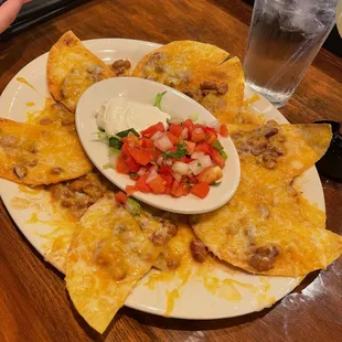 3.5 toasted corn tortillas.