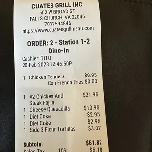 Cuates bill