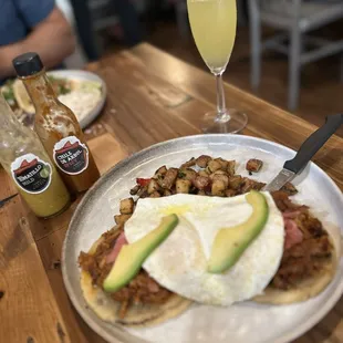 Panuchos from Brunch Menu. Cochinita Pibil was delicious