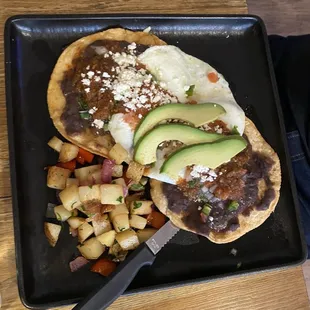 Brunch, breakfast tacos, tortilla soup, etc.