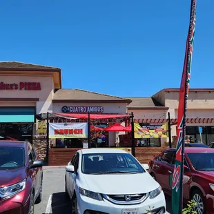 Outside looking at the patio dining 4/2024 (before build-out to the right)