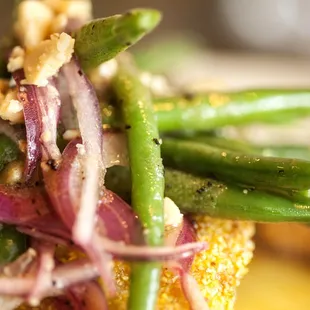  a closeup of a plate of food
