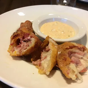 Corn Beef Egg Rolls