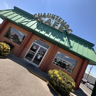 the front of cuauhtemoc cafe