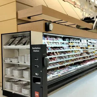 an empty grocery store