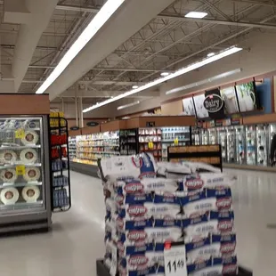 the inside of a grocery store