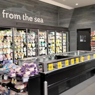 the inside of a grocery store