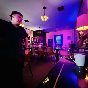 Our conversation with the owners' son was lovely.